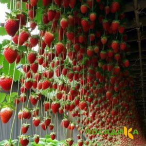 Клубника ампельная Анастасия купить по цене от 370р. в интернет-магазине «Посадика» с доставкой почтой в в Ессентукие и по всей России – [изображение №1].